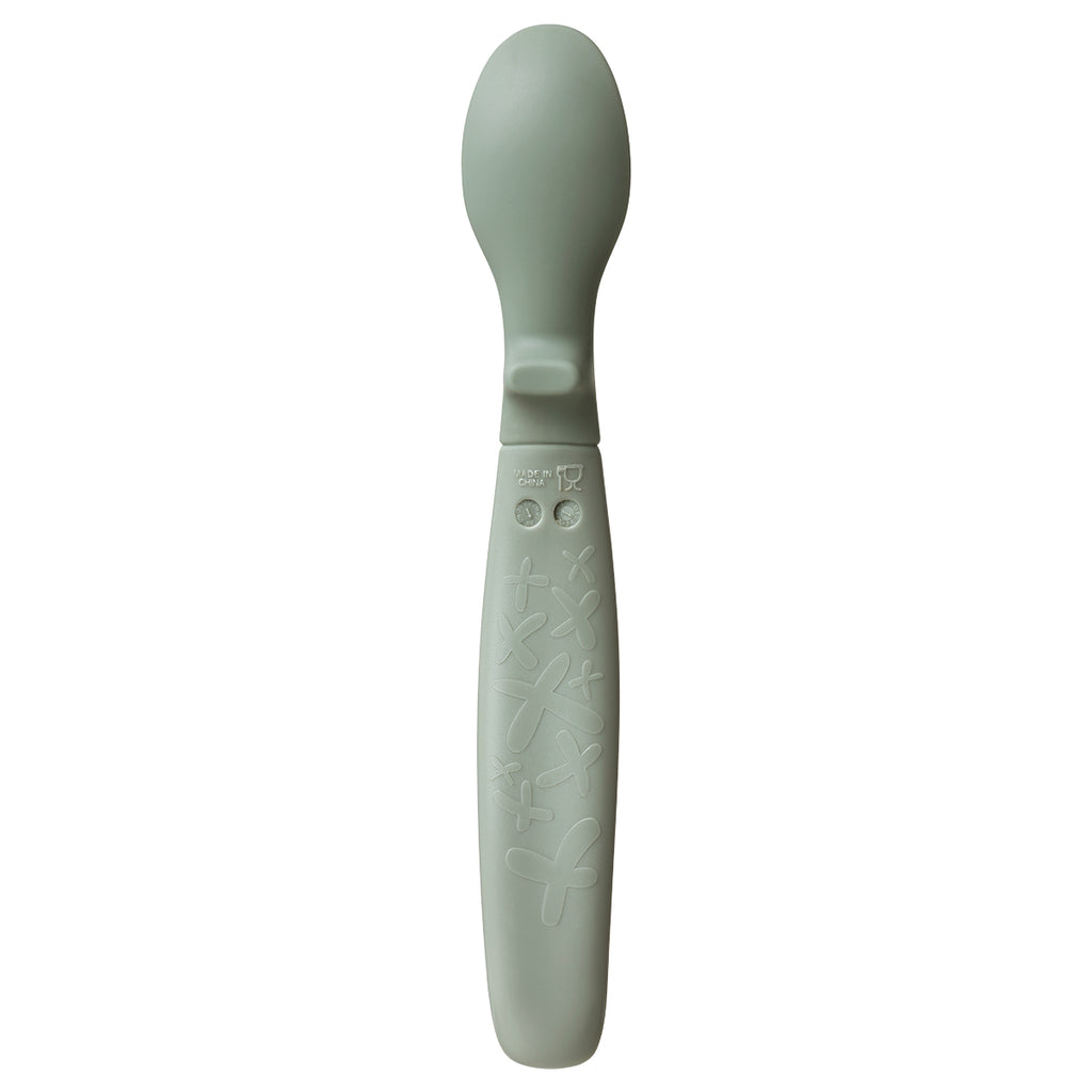 trío de cubiertos para BLW - sage