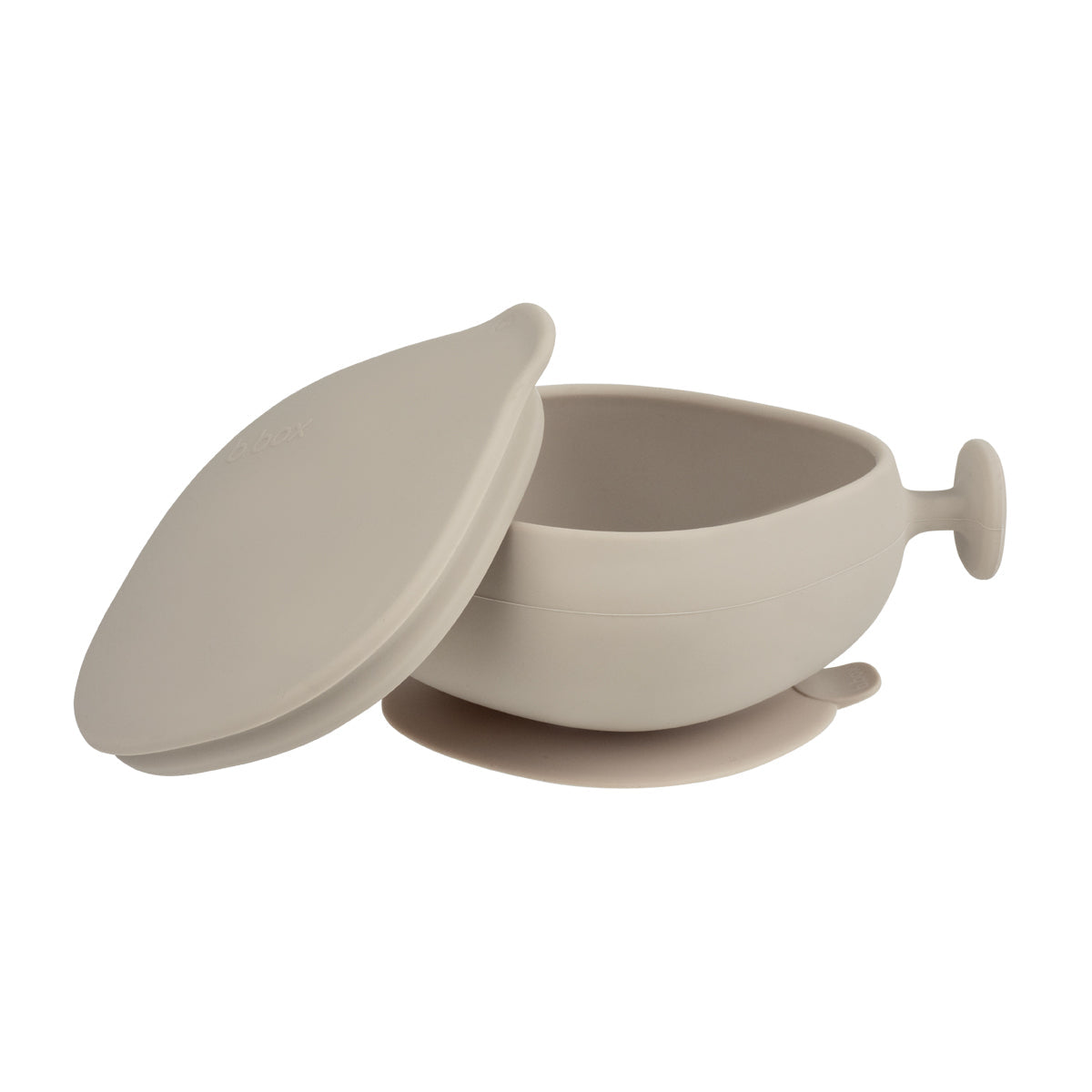cuenco de silicona con tapa – latte