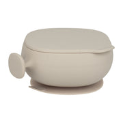 cuenco de silicona con tapa – latte
