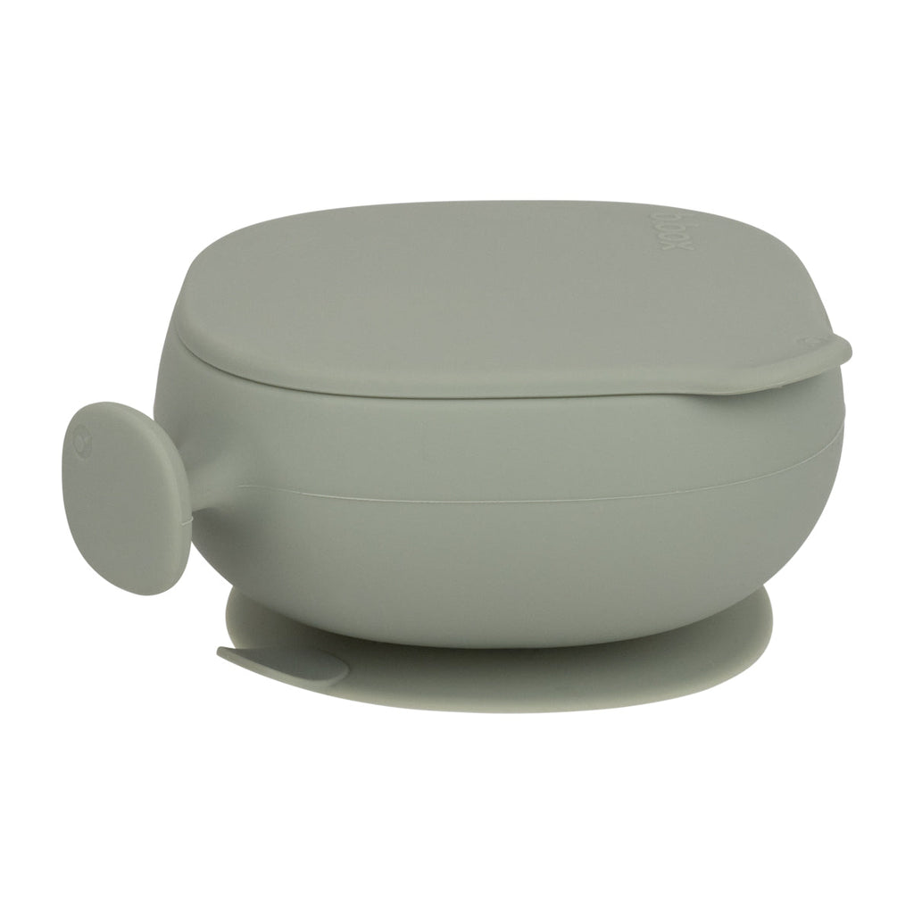 cuenco de silicona con tapa – sage
