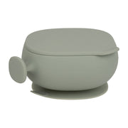 cuenco de silicona con tapa – sage