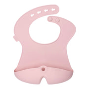 babero de silicona – blush