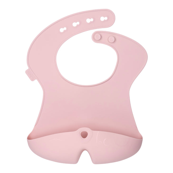 babero de silicona – blush