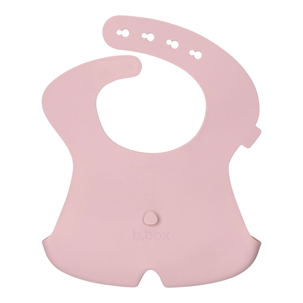 babero de silicona – blush