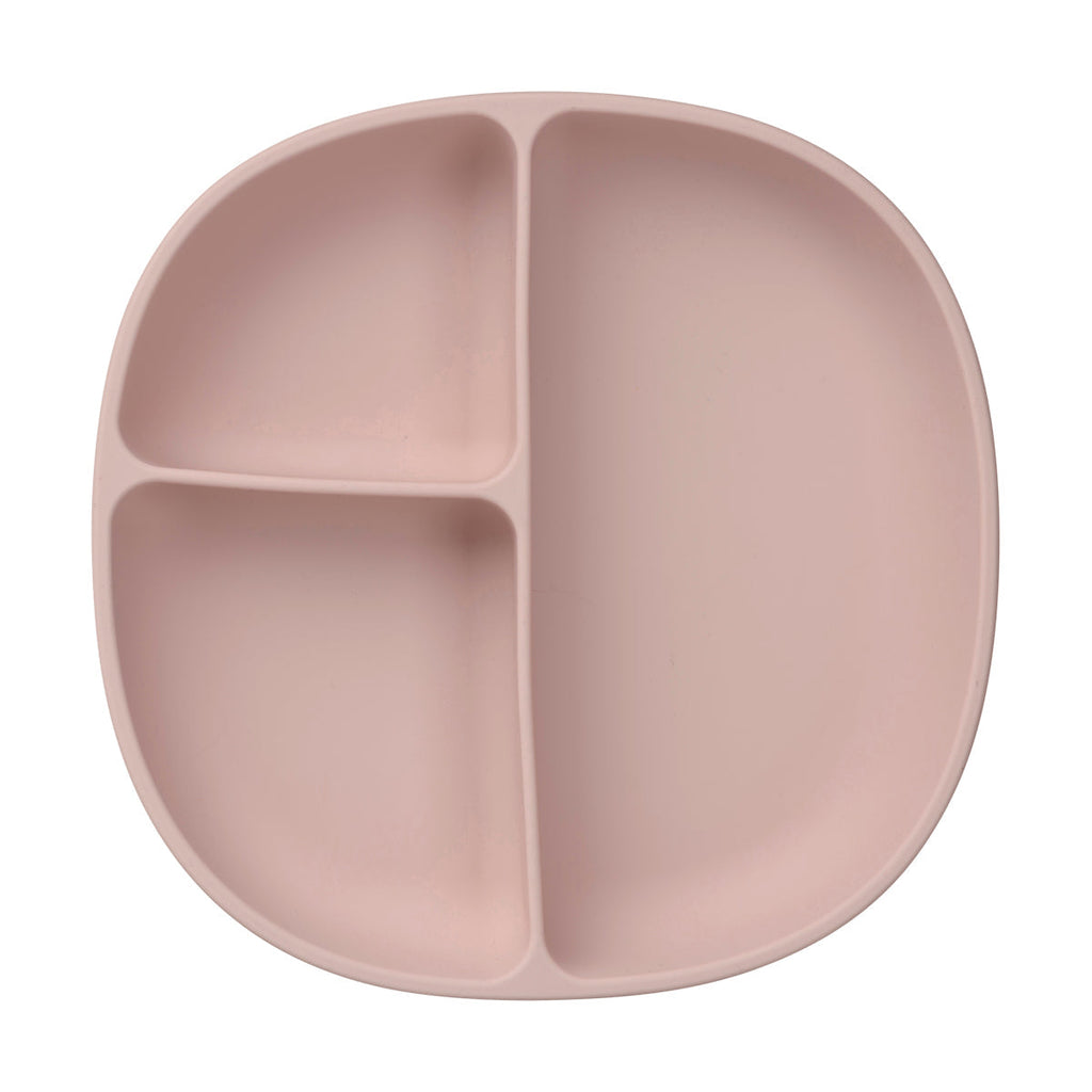 plato de silicona con tapa – blush