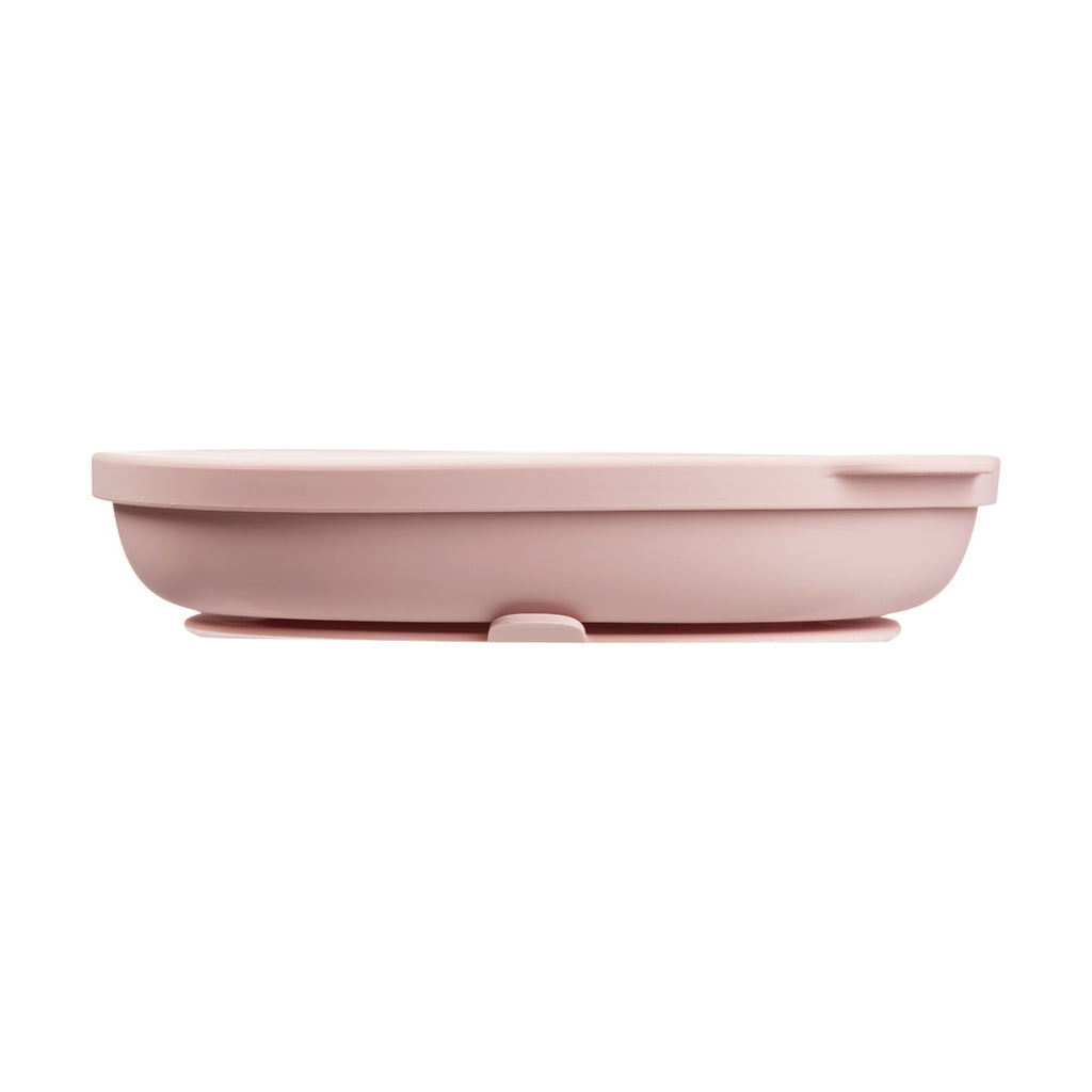 plato de silicona con tapa – blush