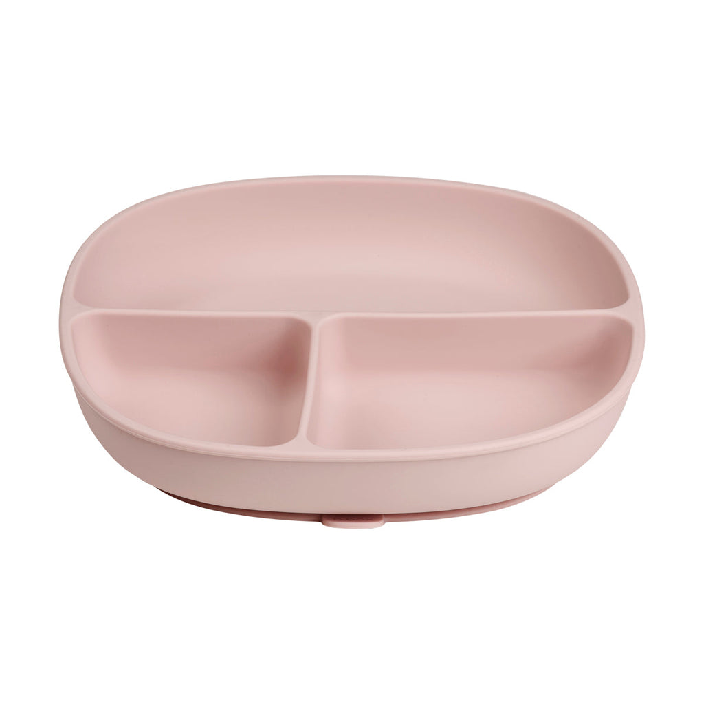 plato de silicona con tapa – blush