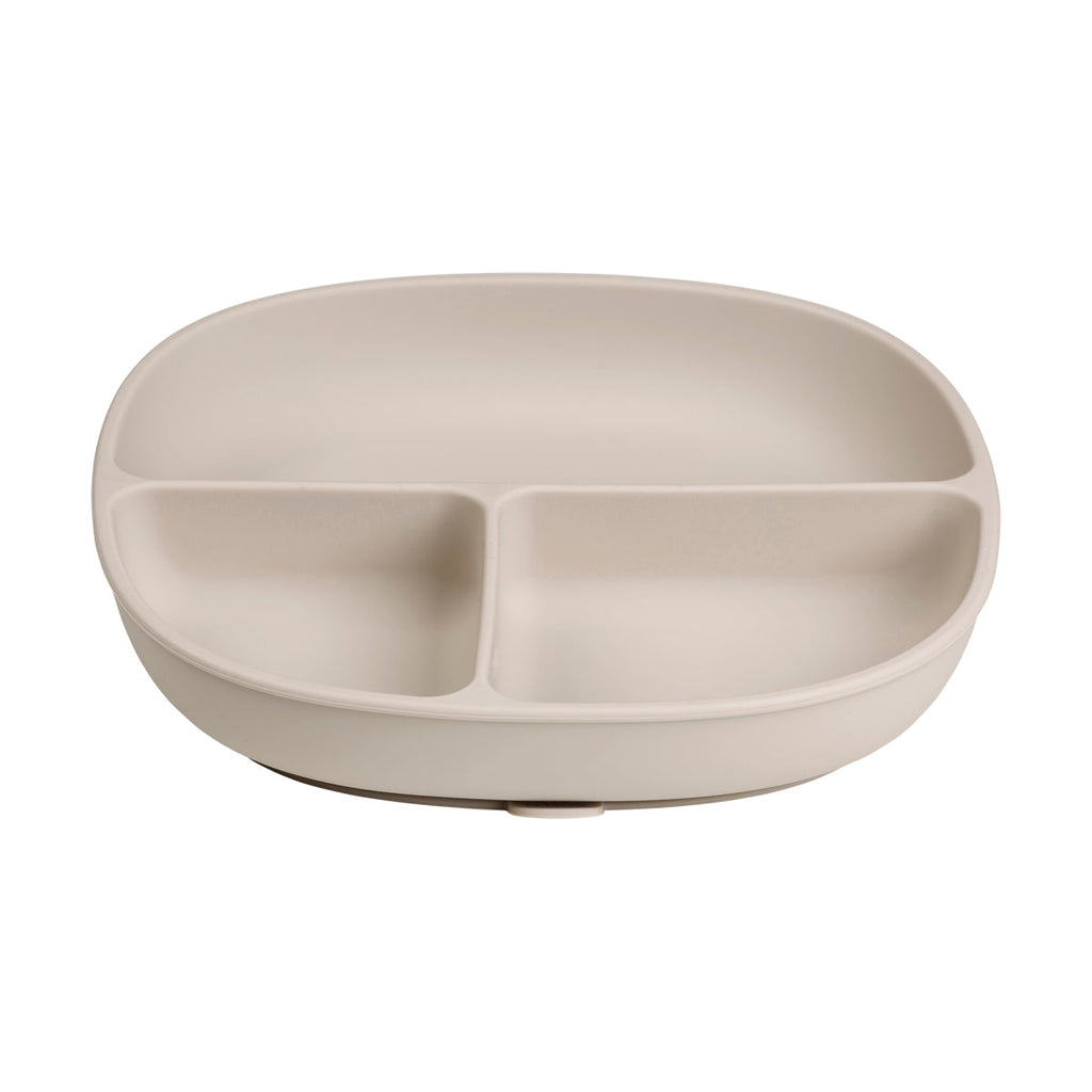 plato de silicona con tapa - latte
