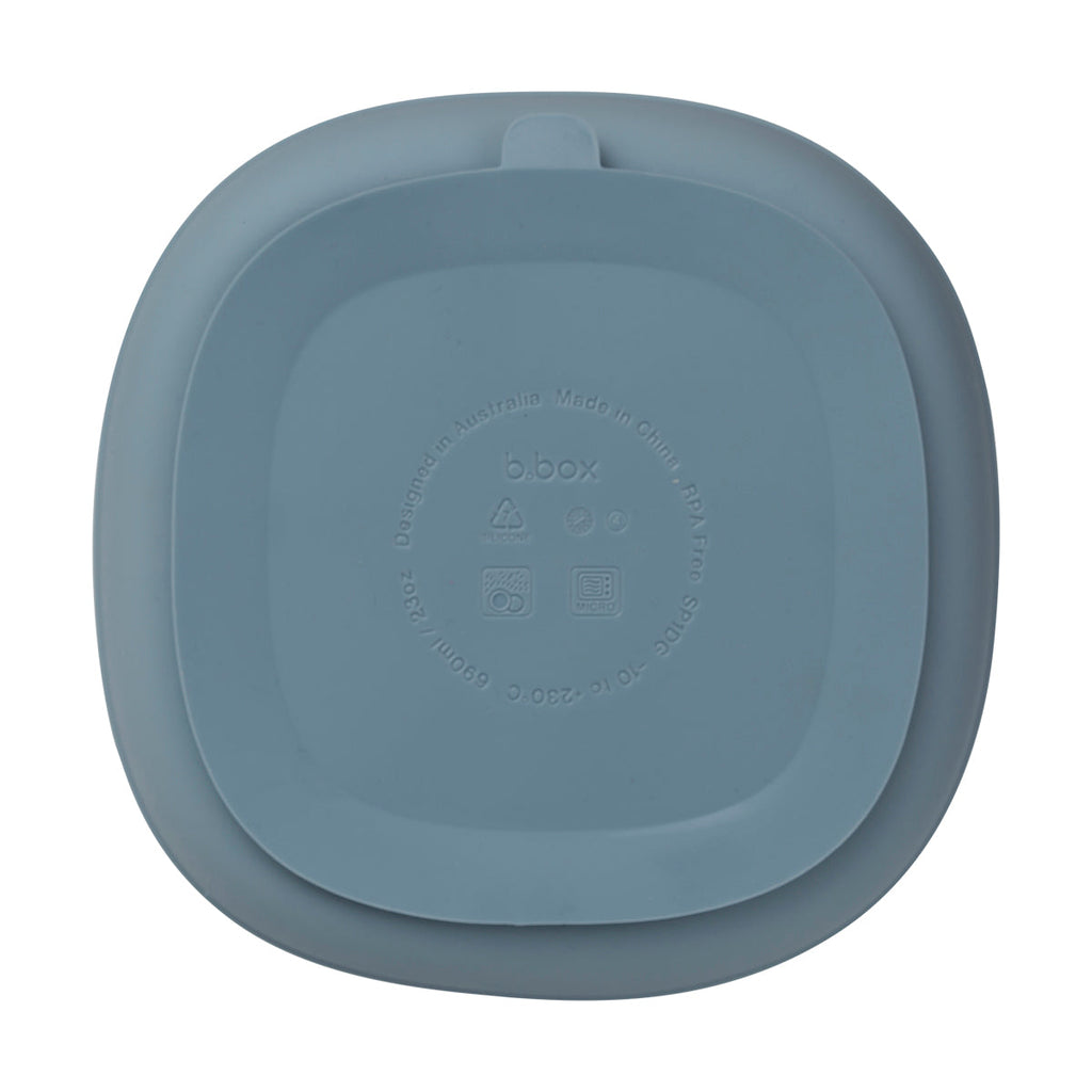 plato de silicona con tapa – ocean