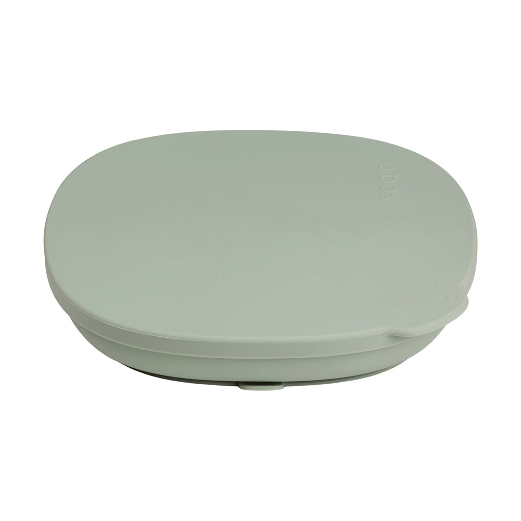 plato de silicona con tapa – sage