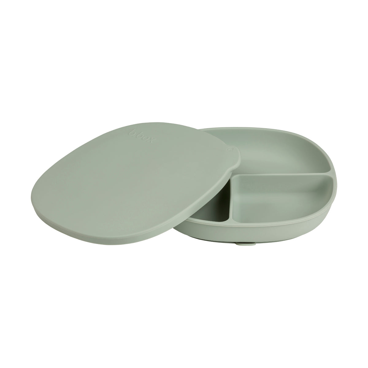 plato de silicona con tapa – sage