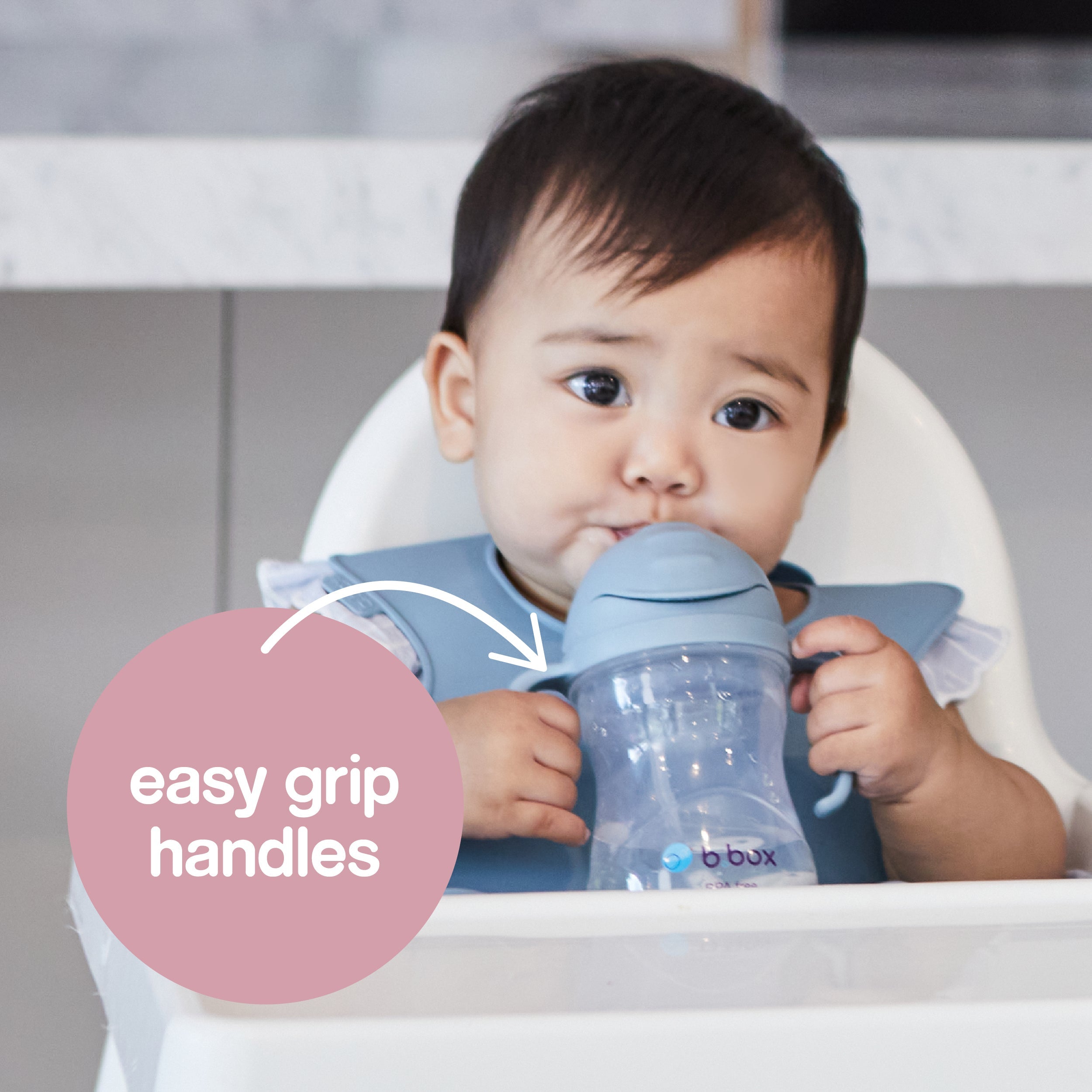 taza con pajita flexible con pesa – latte