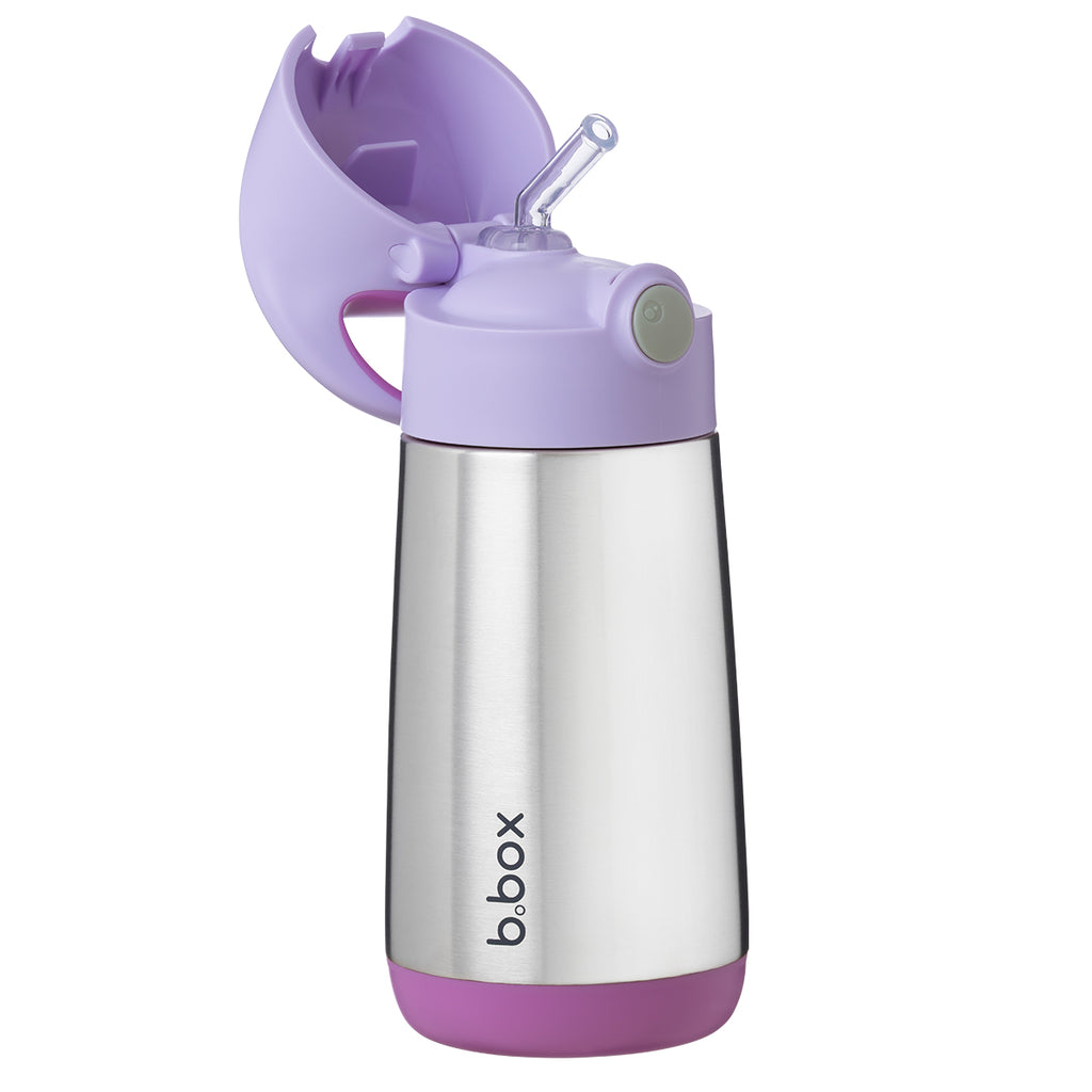 botella térmica con pajita 350ml - sugar plum