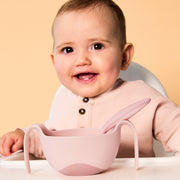 dispensador merienda 3 en 1 Sip + Snack - blush