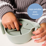 dispensador merienda 3 en 1 Sip + Snack - ocean