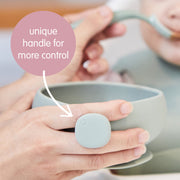 cuenco de silicona con tapa – latte
