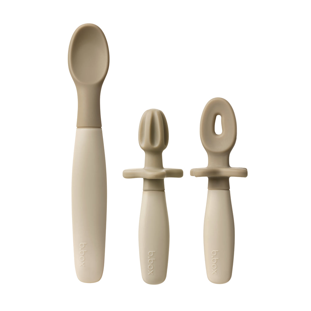 trio de talheres para desmame - latte