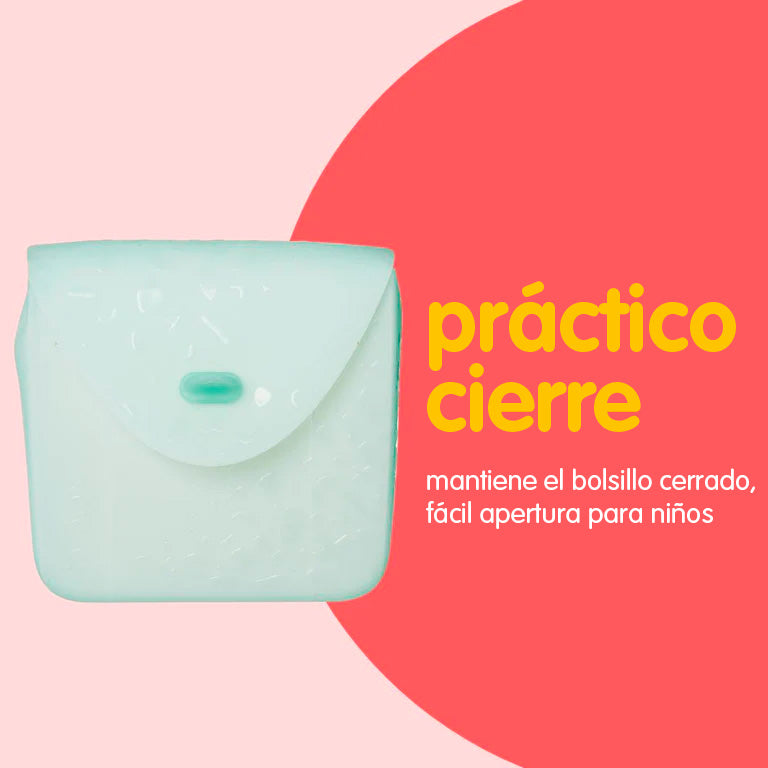 bolsa de silicona para sándwich - forest