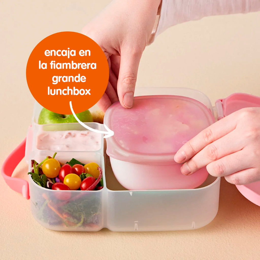depósito con tapa para lunchbox – berry