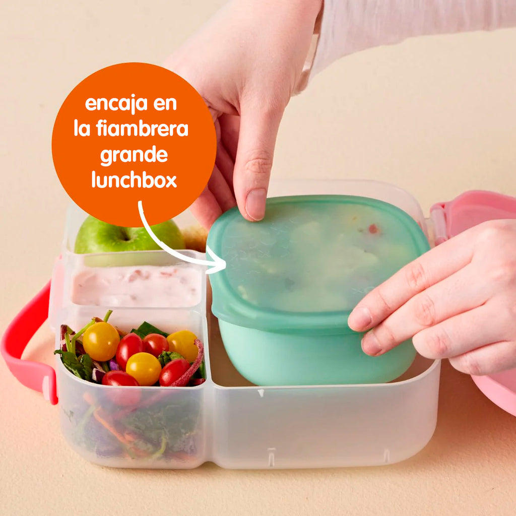 depósito con tapa para lunchbox – forest