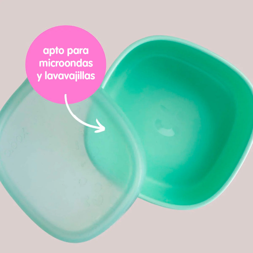 depósito con tapa para lunchbox – forest