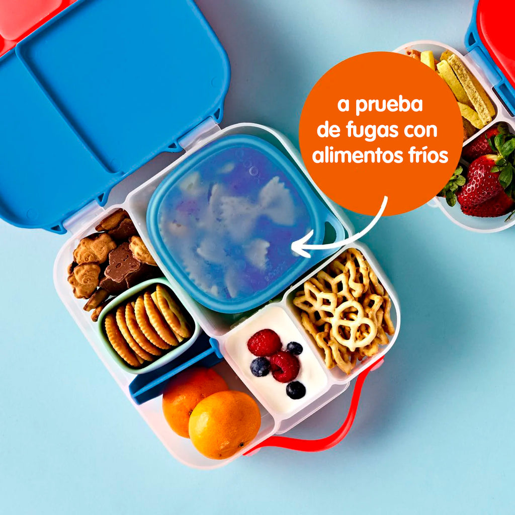 depósito con tapa para lunchbox - ocean