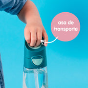 botella Tritan™ con pajita 450ml – spearmint