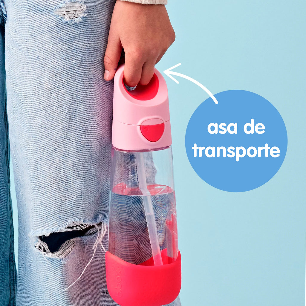 botella Tritan™ con pajita 600ml – blue blaze