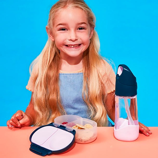 botella Tritan™ con pajita 450ml – indigo rose