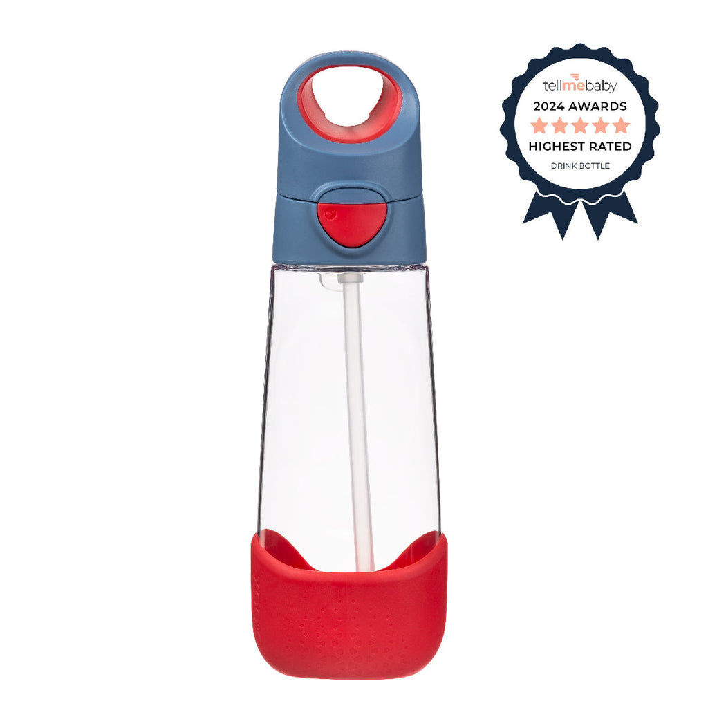 botella Tritan™ con pajita 600ml – blue blaze