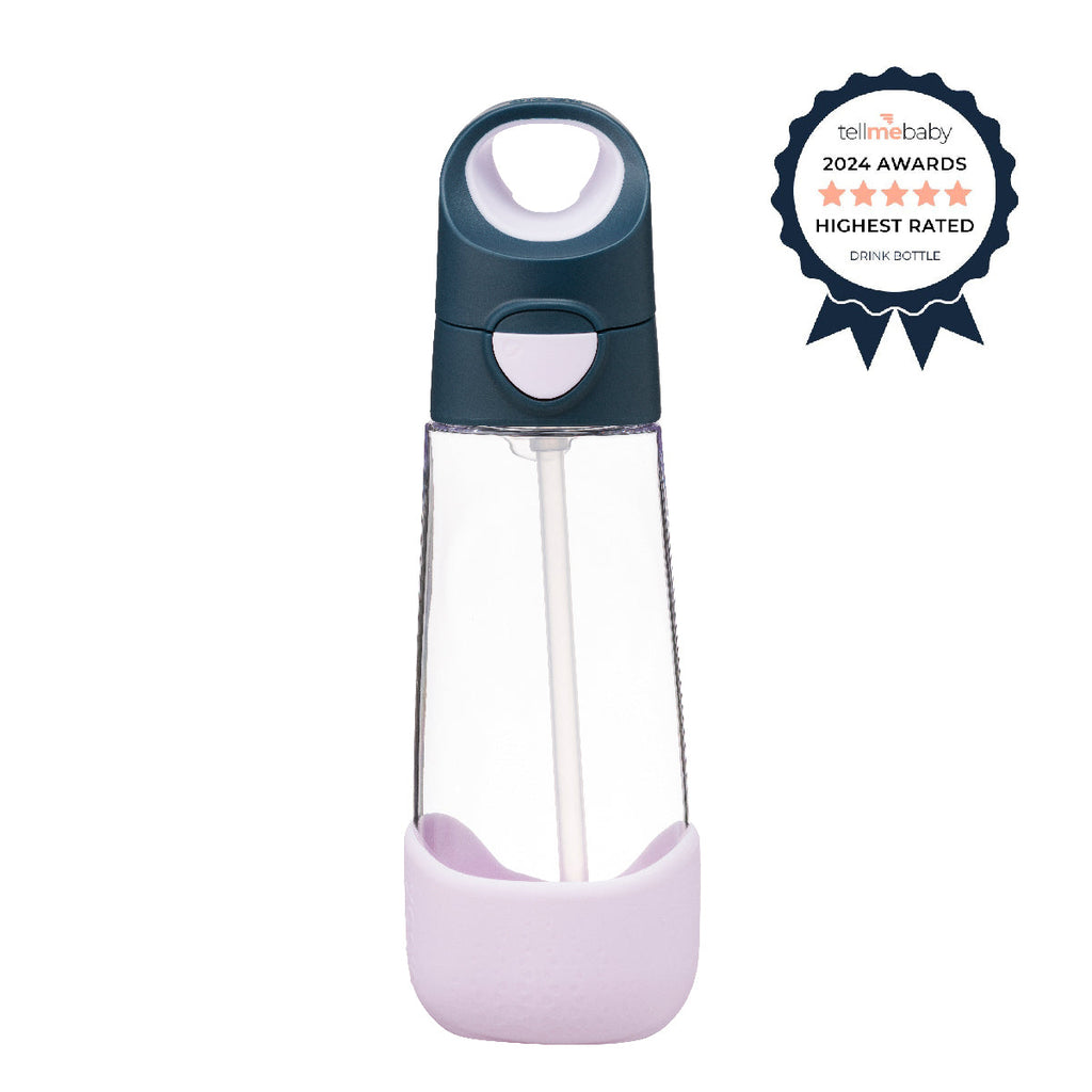 botella Tritan™ con pajita 600ml – indigo rose