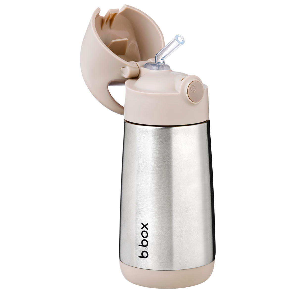 botella térmica con pajita 350ml - latte