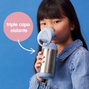 botella térmica con pajita 350ml - chill out