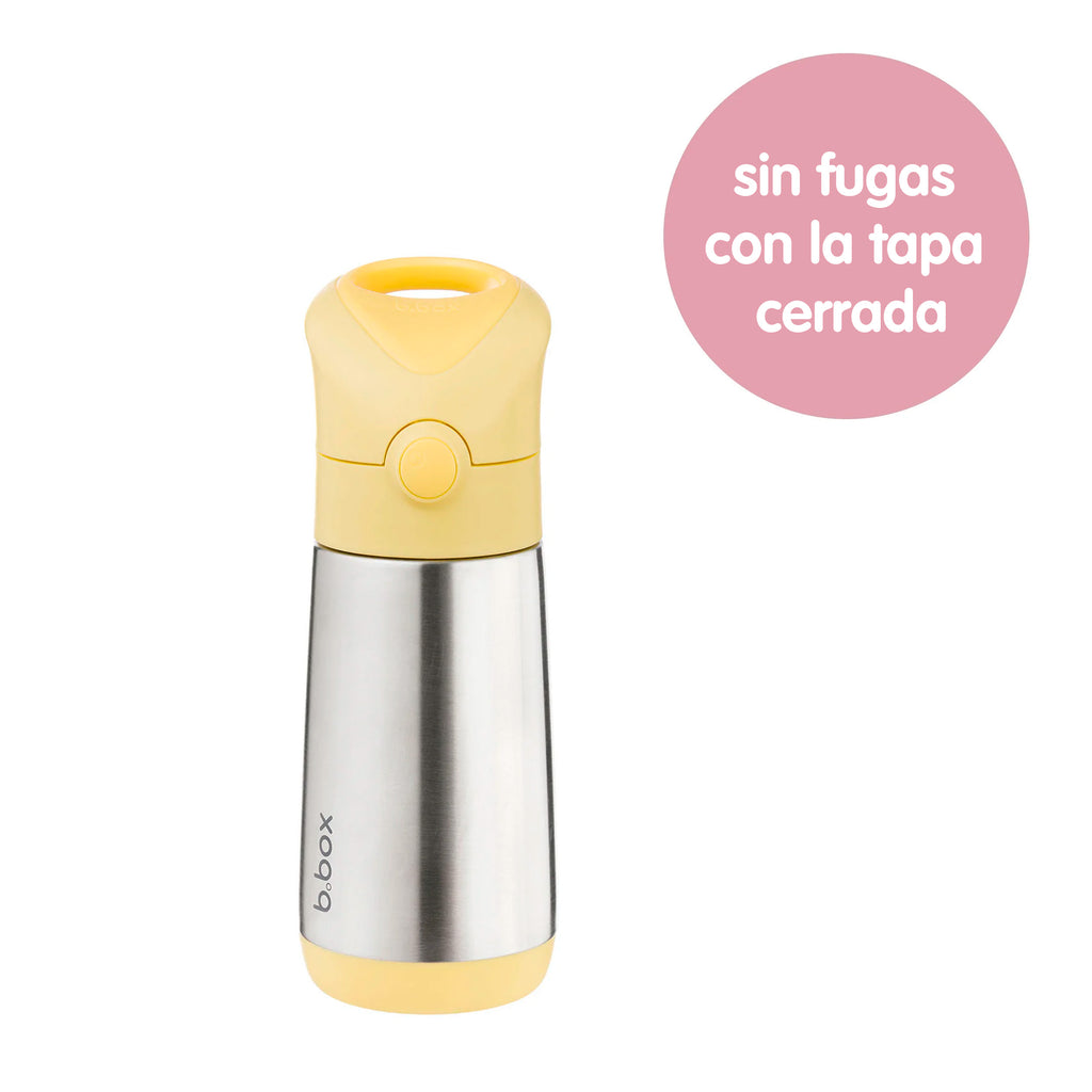 botella térmica con pajita 350ml - lemon twist