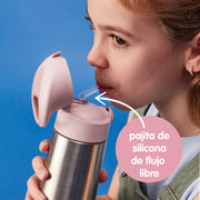 botella térmica con pajita 500ml – midnight