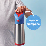 500ml insulated drink bottle -  blue blaze