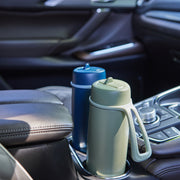 botella térmica con boquilla plegable y asa 690ml - midnight