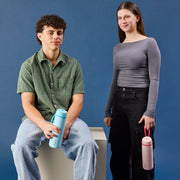 botella térmica con boquilla plegable y asa 690ml - pink paradise