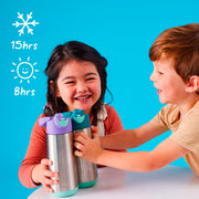 botella térmica con boquilla y asa 500ml - blush crush