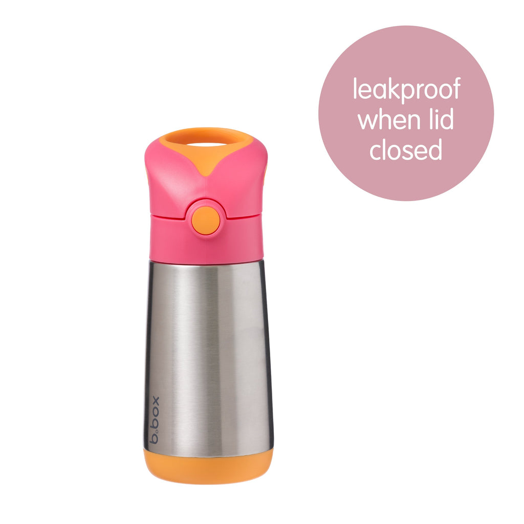 botella térmica con pajita 350ml - lemon twist