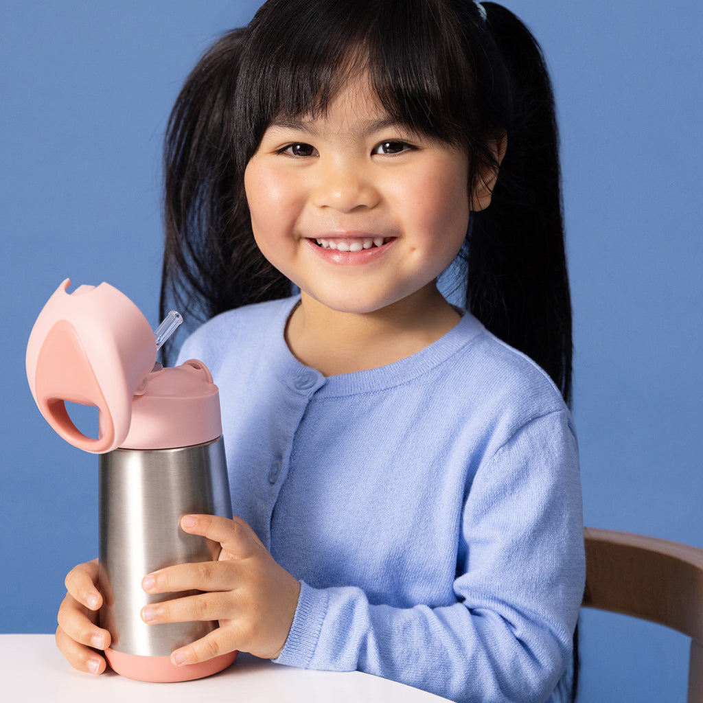 botella térmica con pajita 350ml - blush crush