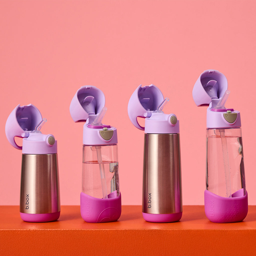 tritan™ drink bottle 450ml - sugar plum