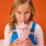 botella térmica con boquilla plegable y asa 690ml - blush crush