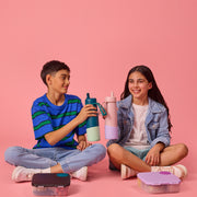 botella térmica con boquilla plegable y asa 690ml - blush crush