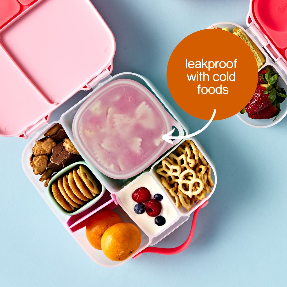 depósito con tapa para lunchbox – berry