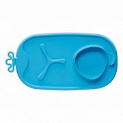 bandeja de silicona Roll + Go con cuchara – blush