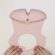 babero de silicona – blush