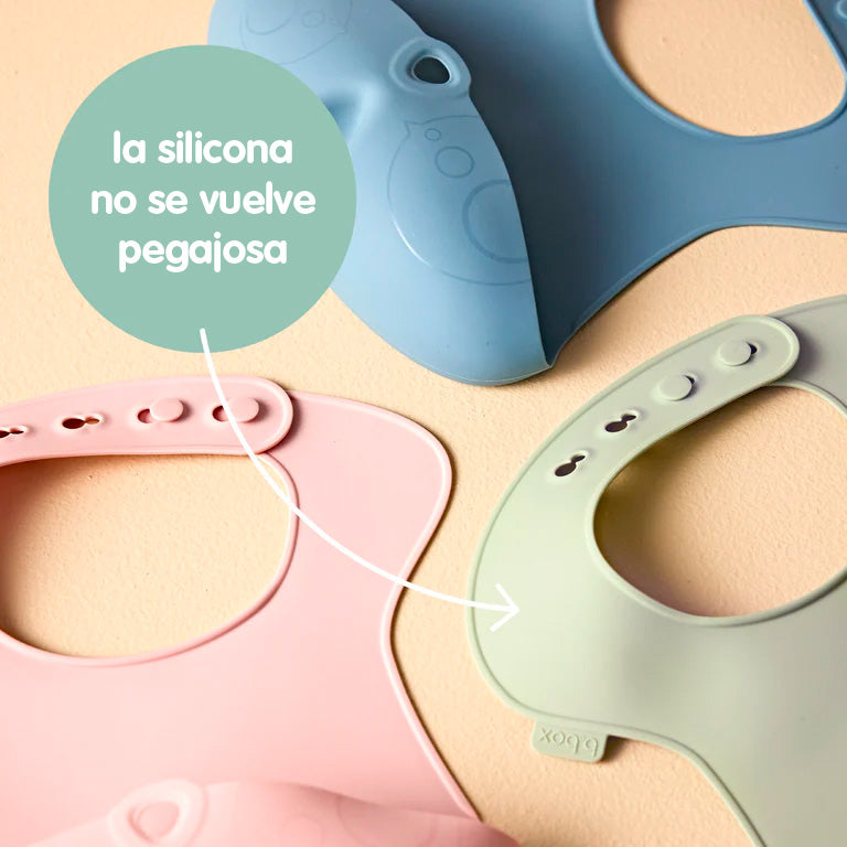 Silicone Bib - Blush