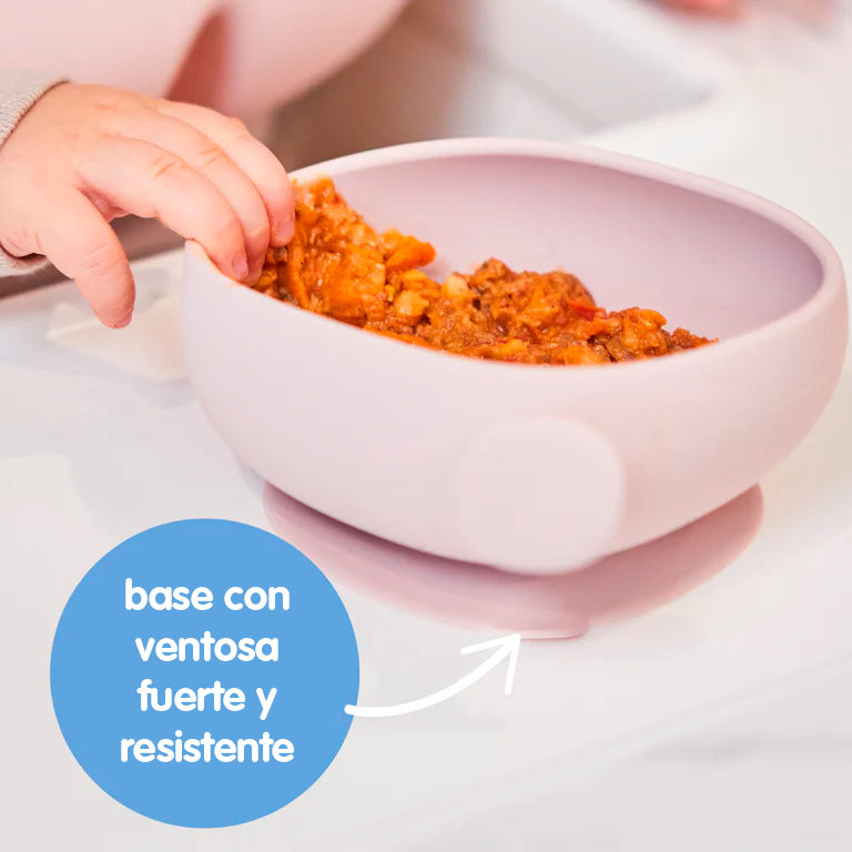 Silicone Bowl + Lid - sage