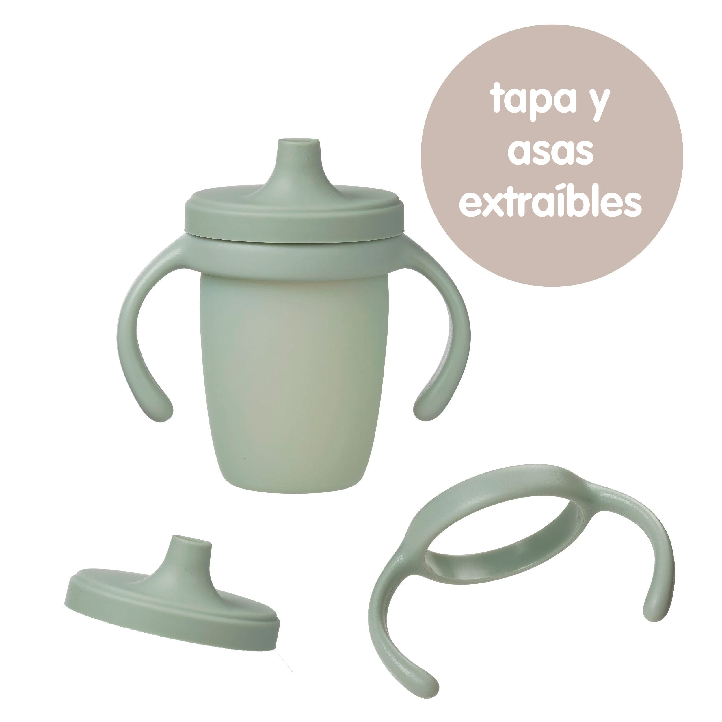 Silicone Spout Cup - sage
